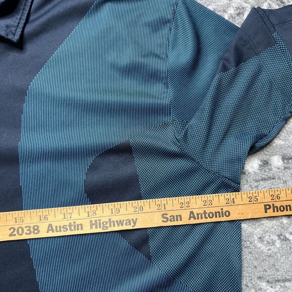 Nike Golf 1/4 Zip Performance Polo Shirt Mens XL Blue Athletic Dri-Fit VTG Style - Picture 4 of 9